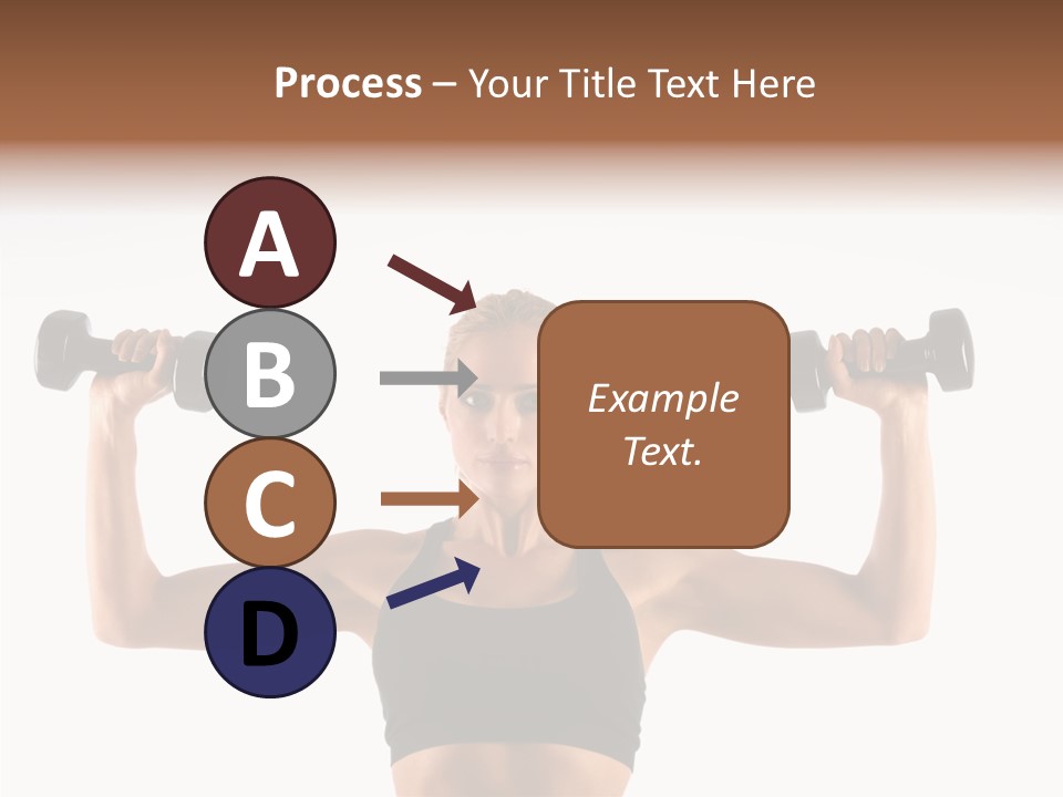 Looking Beautiful Dumbel PowerPoint Template
