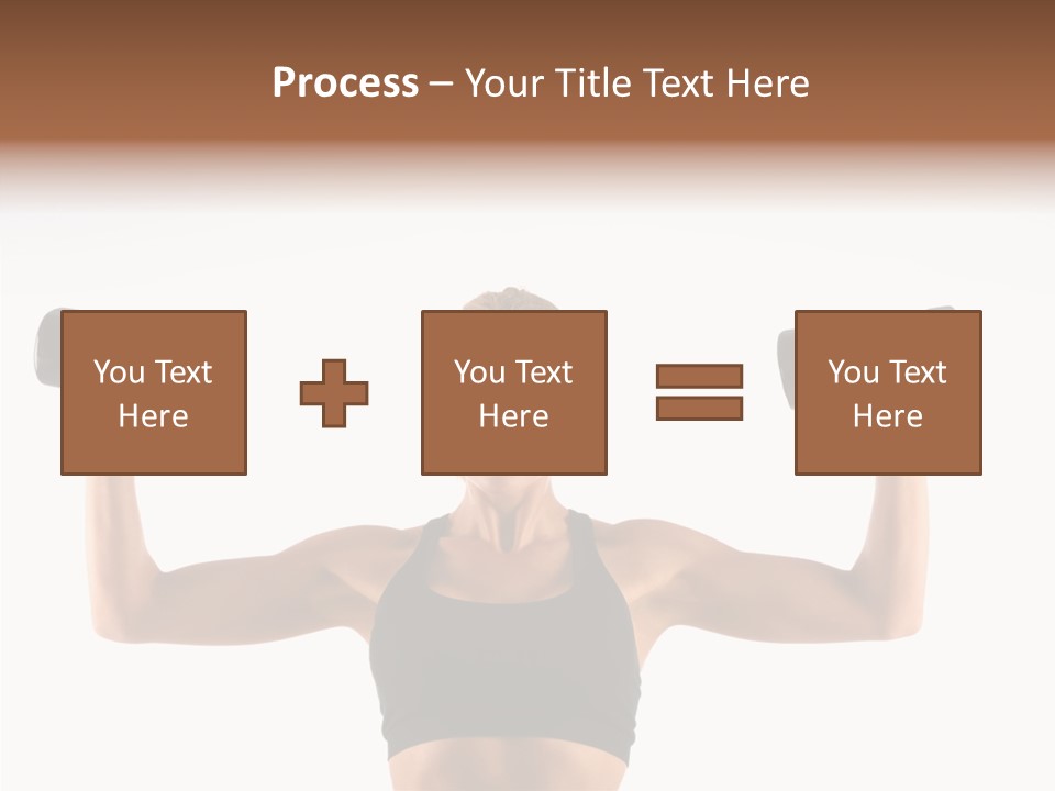 Looking Beautiful Dumbel PowerPoint Template