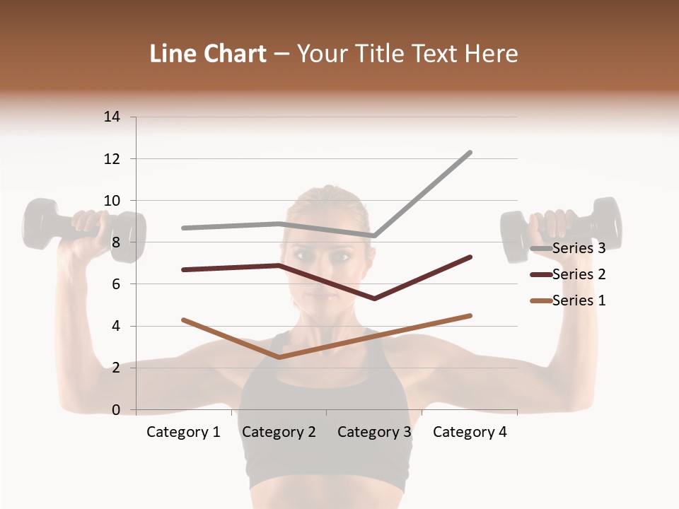 Looking Beautiful Dumbel PowerPoint Template