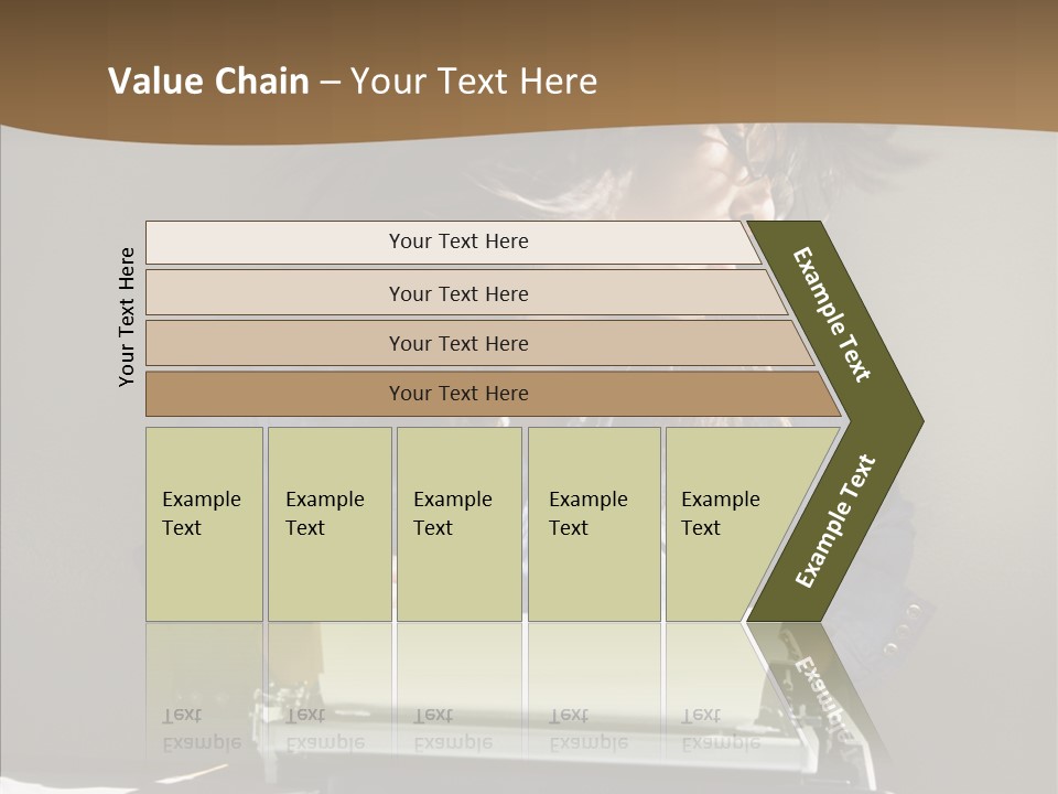 Adult Asian Typewriter PowerPoint Template