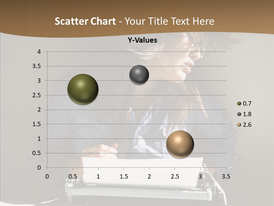 Adult Asian Typewriter PowerPoint Template