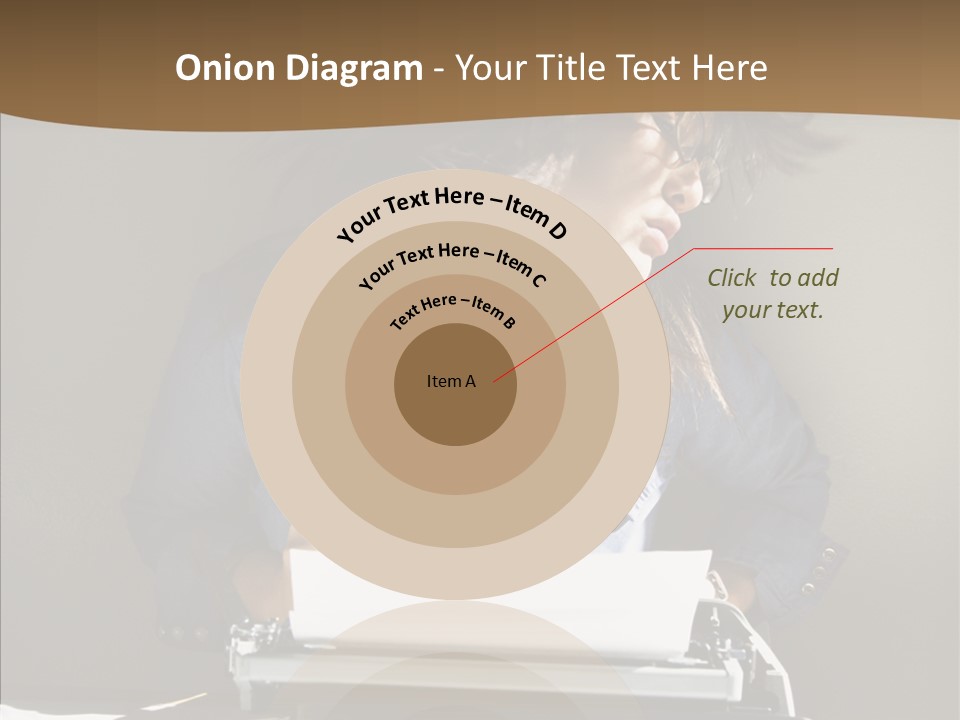 Adult Asian Typewriter PowerPoint Template