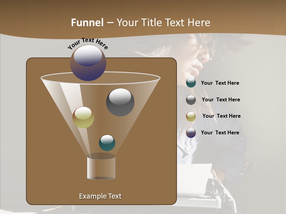 Adult Asian Typewriter PowerPoint Template