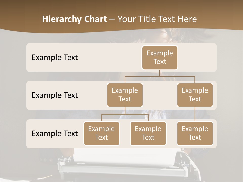 Adult Asian Typewriter PowerPoint Template