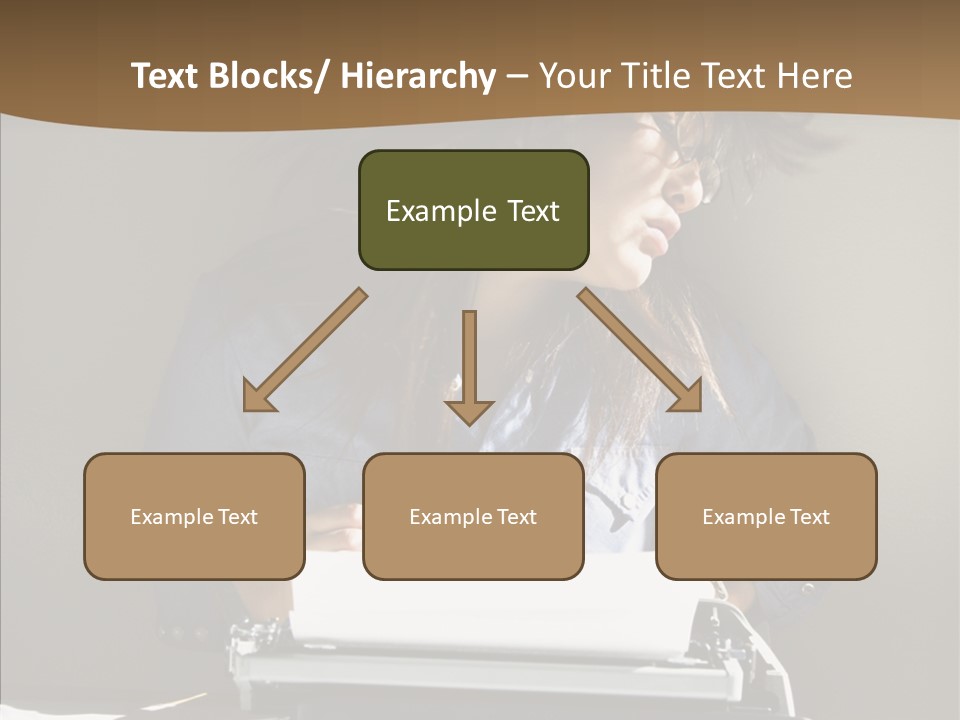 Adult Asian Typewriter PowerPoint Template