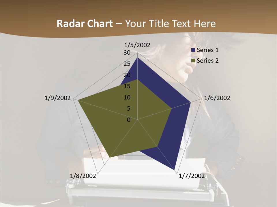Adult Asian Typewriter PowerPoint Template