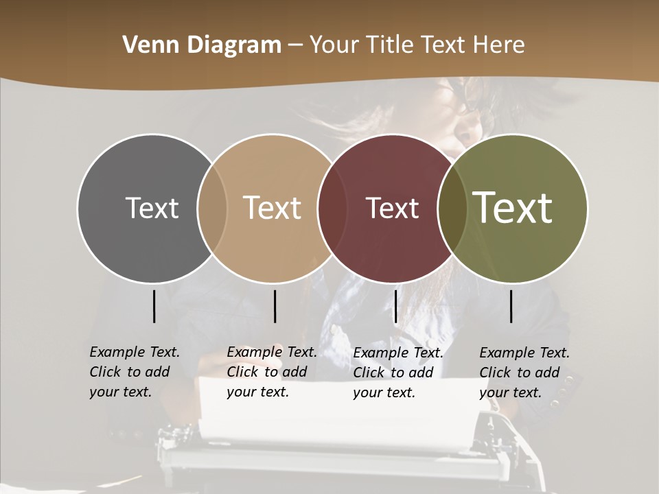Adult Asian Typewriter PowerPoint Template