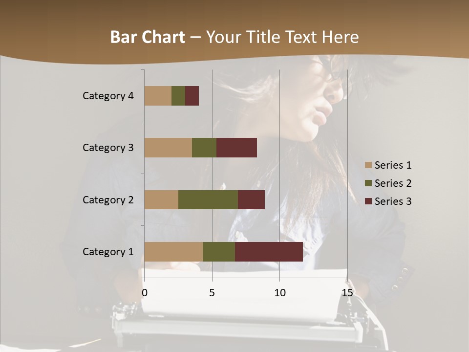 Adult Asian Typewriter PowerPoint Template