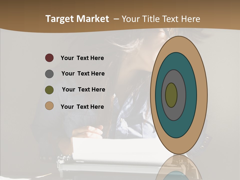 Adult Asian Typewriter PowerPoint Template