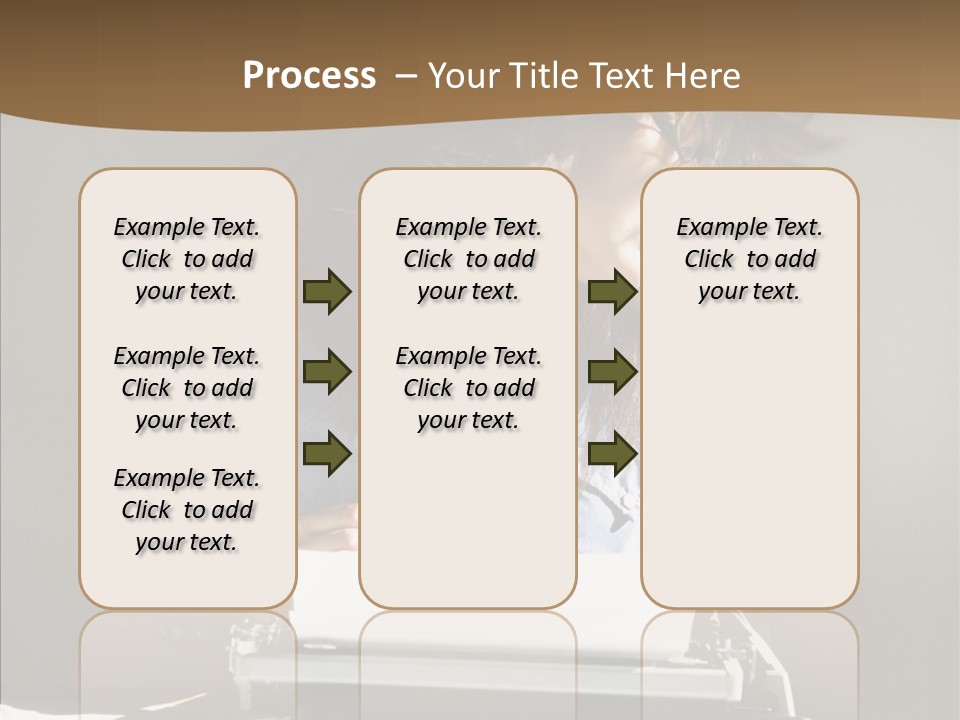 Adult Asian Typewriter PowerPoint Template