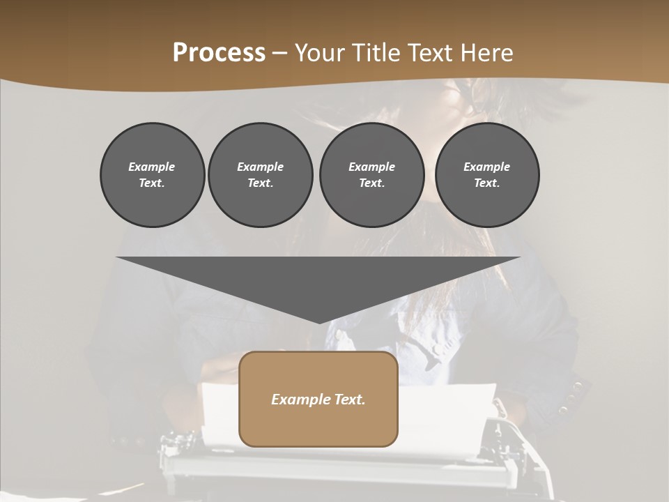 Adult Asian Typewriter PowerPoint Template