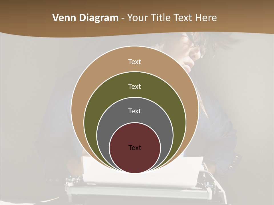 Adult Asian Typewriter PowerPoint Template