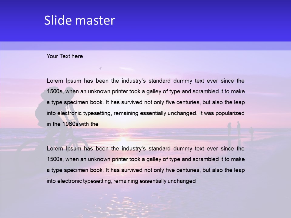 Tourist Off Landscape PowerPoint Template