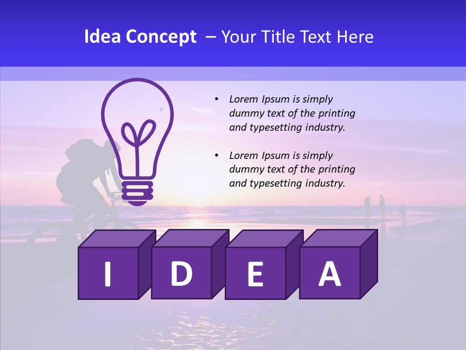 Tourist Off Landscape PowerPoint Template