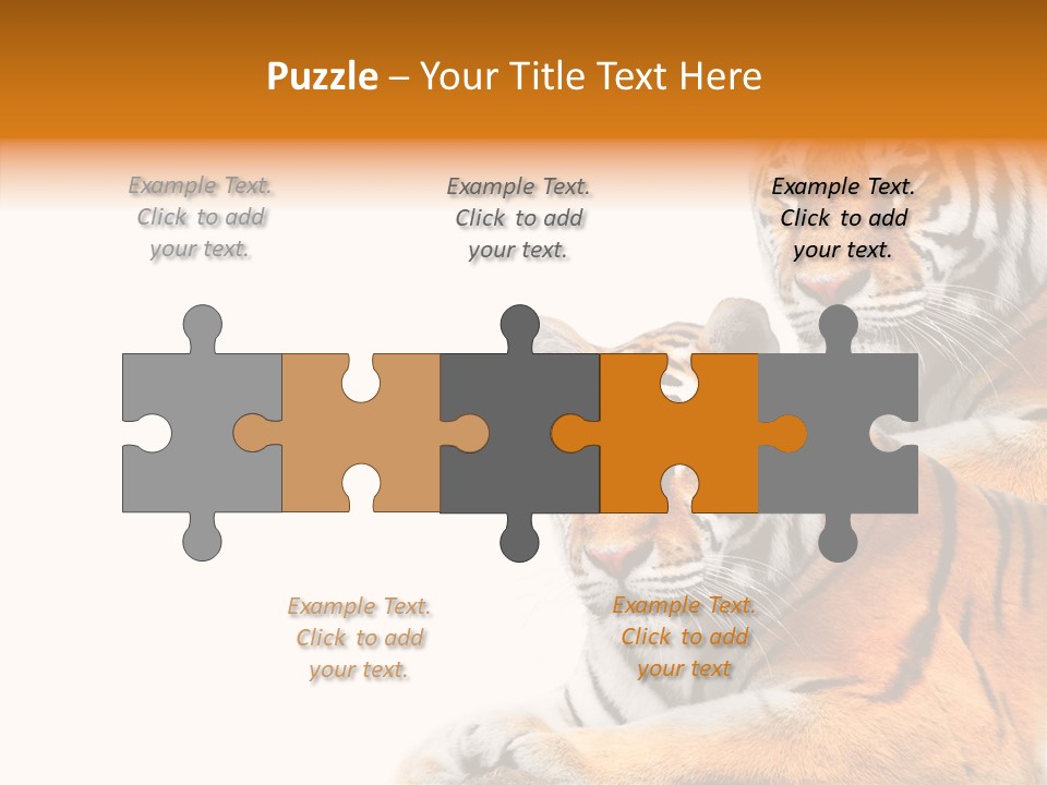 Teeth Hunter Siberian PowerPoint Template