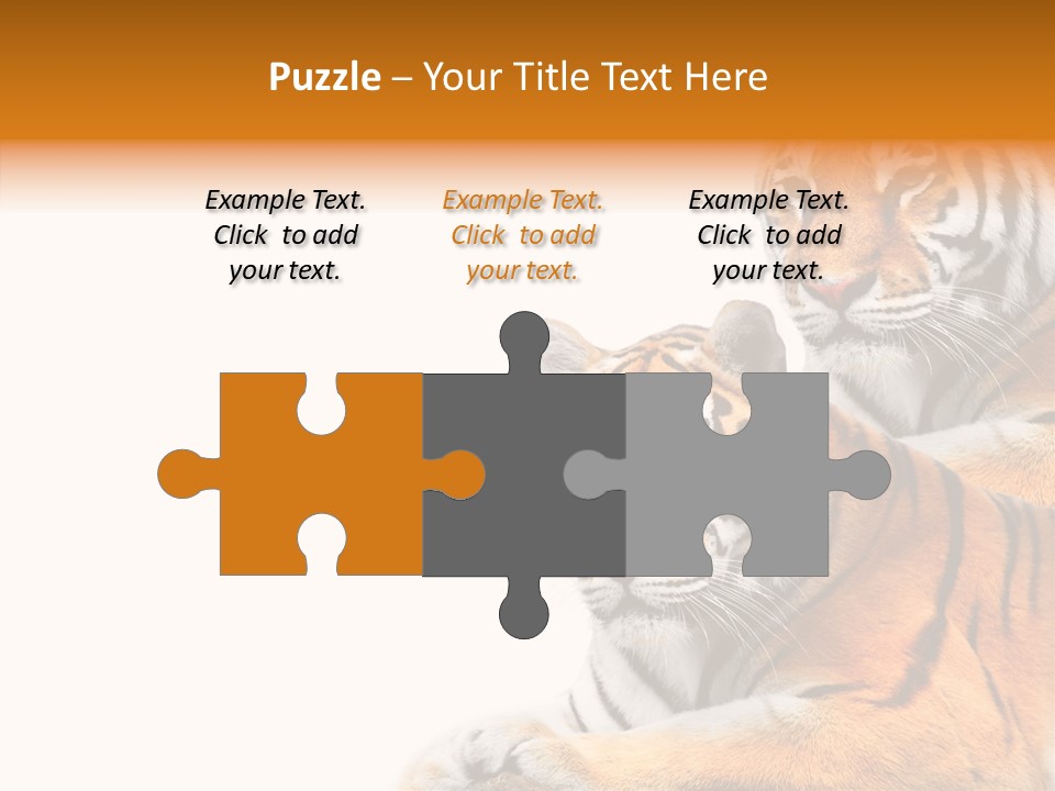 Teeth Hunter Siberian PowerPoint Template