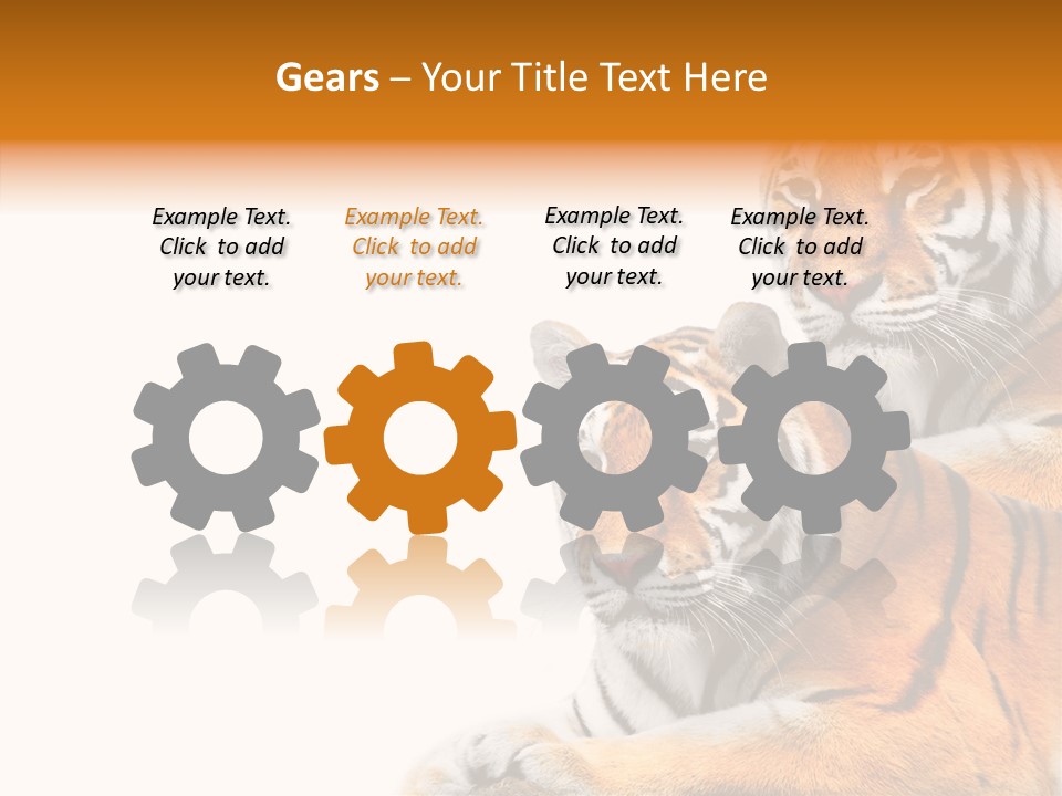 Teeth Hunter Siberian PowerPoint Template