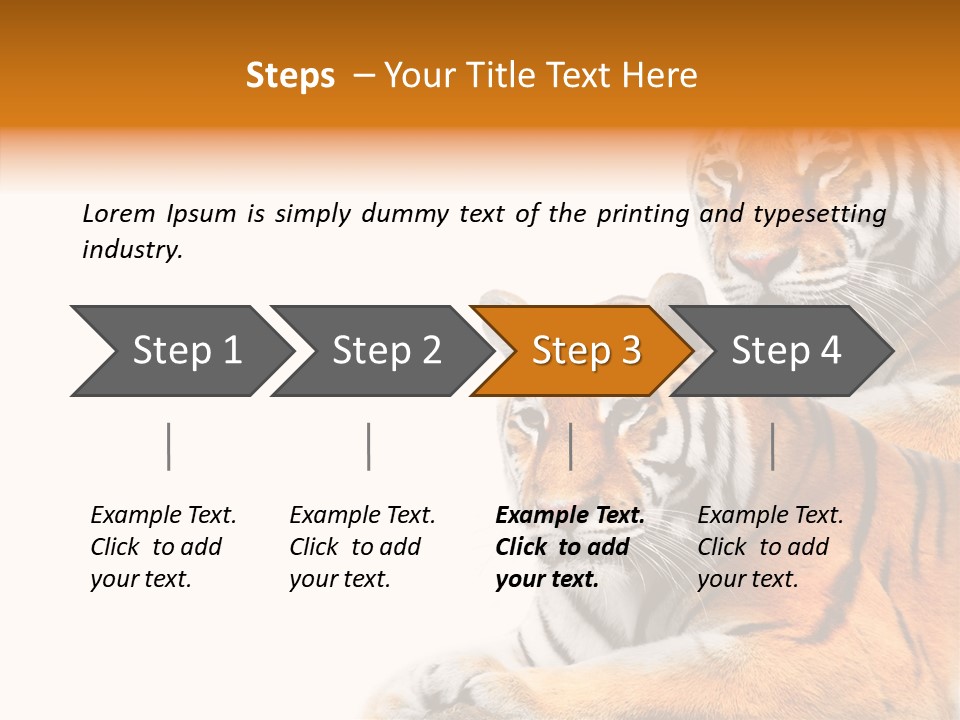 Teeth Hunter Siberian PowerPoint Template
