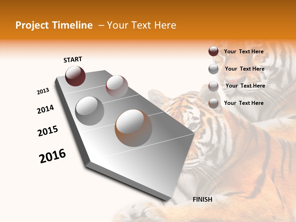 Teeth Hunter Siberian PowerPoint Template