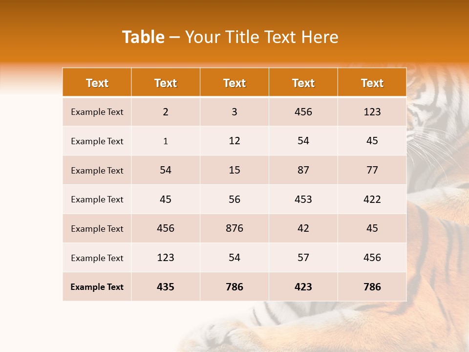 Teeth Hunter Siberian PowerPoint Template