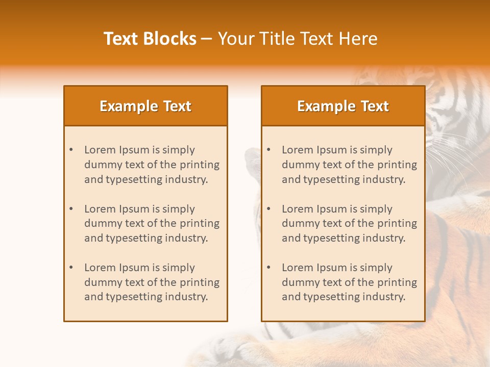 Teeth Hunter Siberian PowerPoint Template