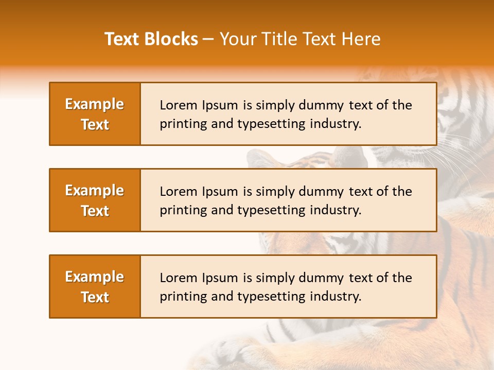 Teeth Hunter Siberian PowerPoint Template