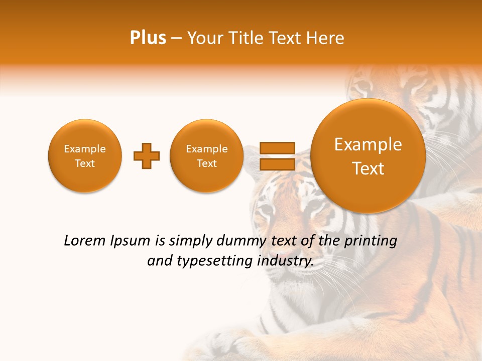 Teeth Hunter Siberian PowerPoint Template