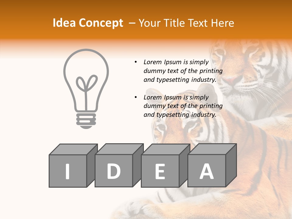 Teeth Hunter Siberian PowerPoint Template