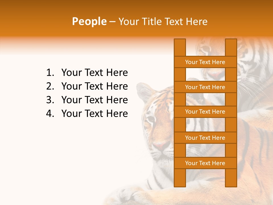 Teeth Hunter Siberian PowerPoint Template