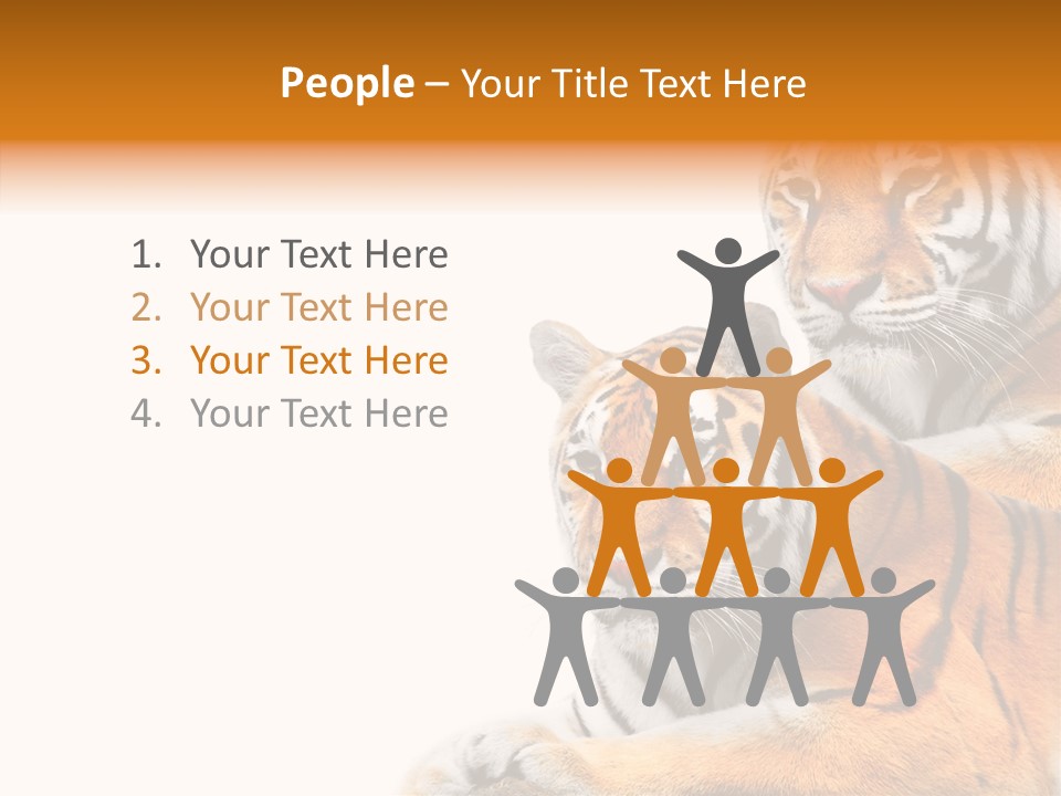 Teeth Hunter Siberian PowerPoint Template