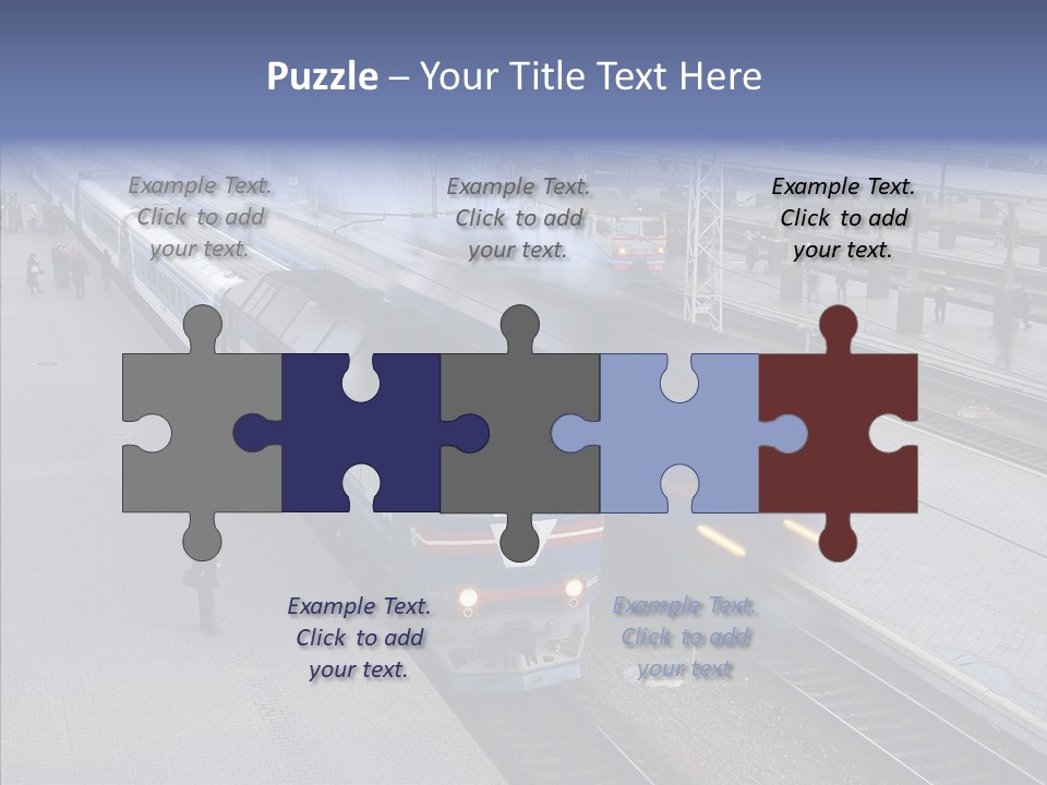 People Transport Traveler PowerPoint Template