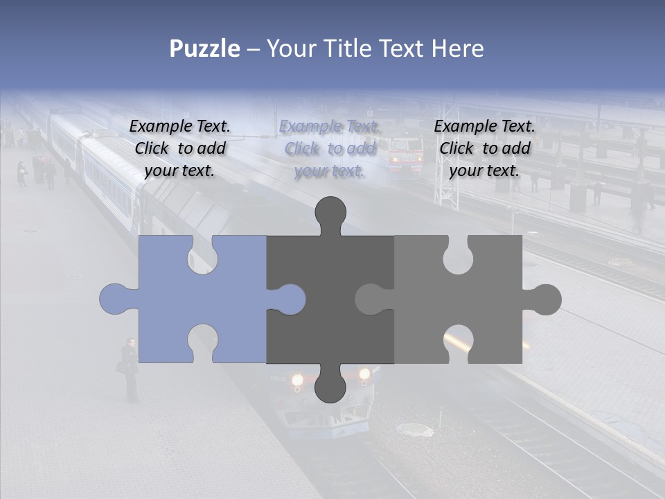 People Transport Traveler PowerPoint Template