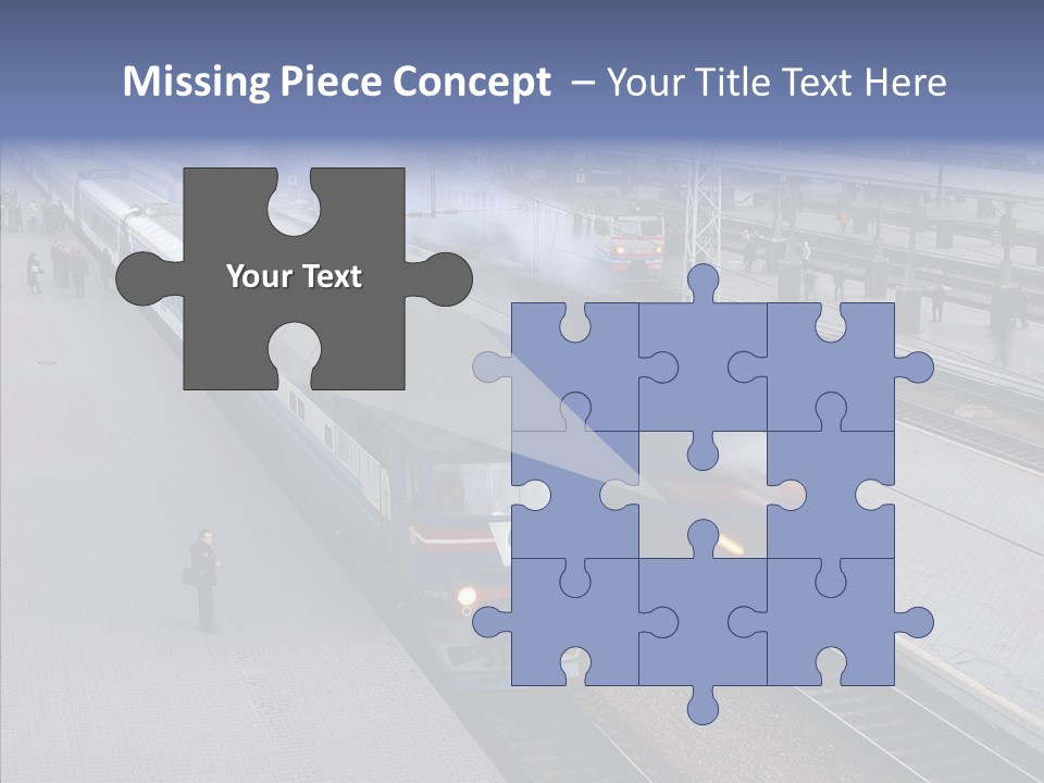 People Transport Traveler PowerPoint Template