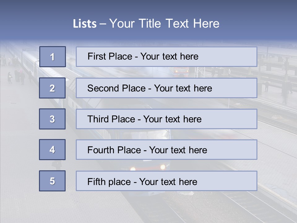 People Transport Traveler PowerPoint Template