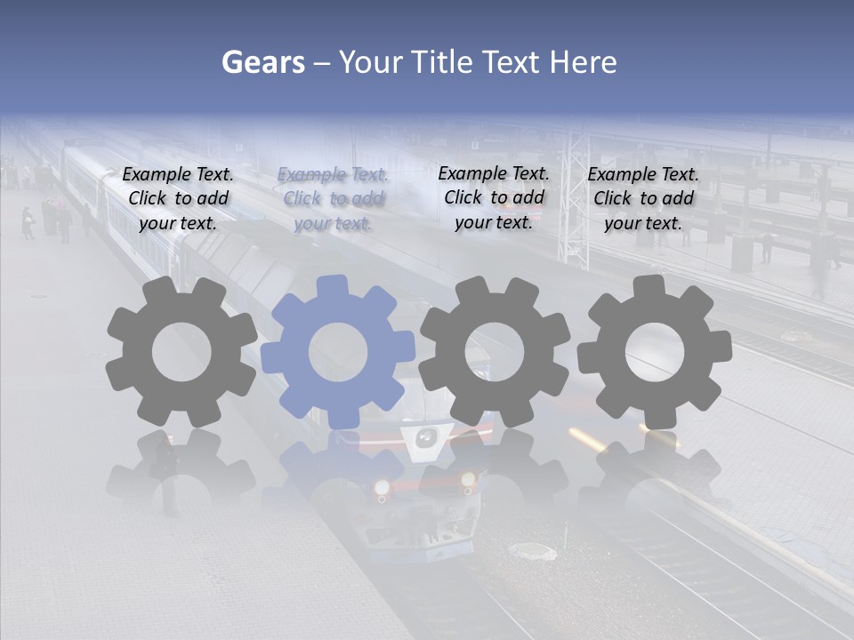 People Transport Traveler PowerPoint Template