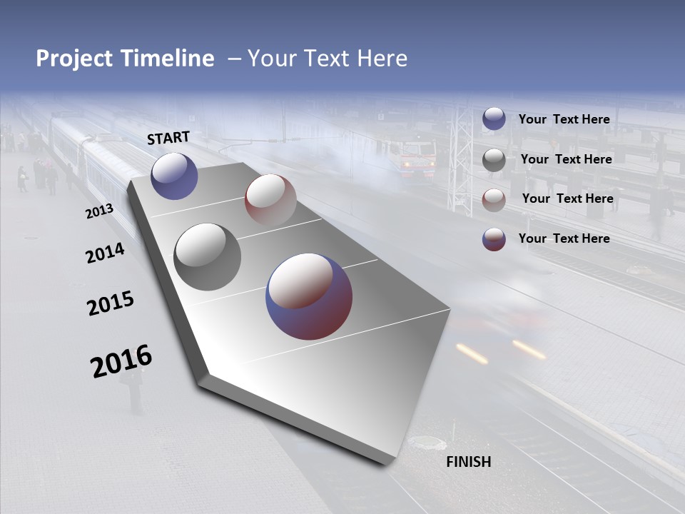 People Transport Traveler PowerPoint Template