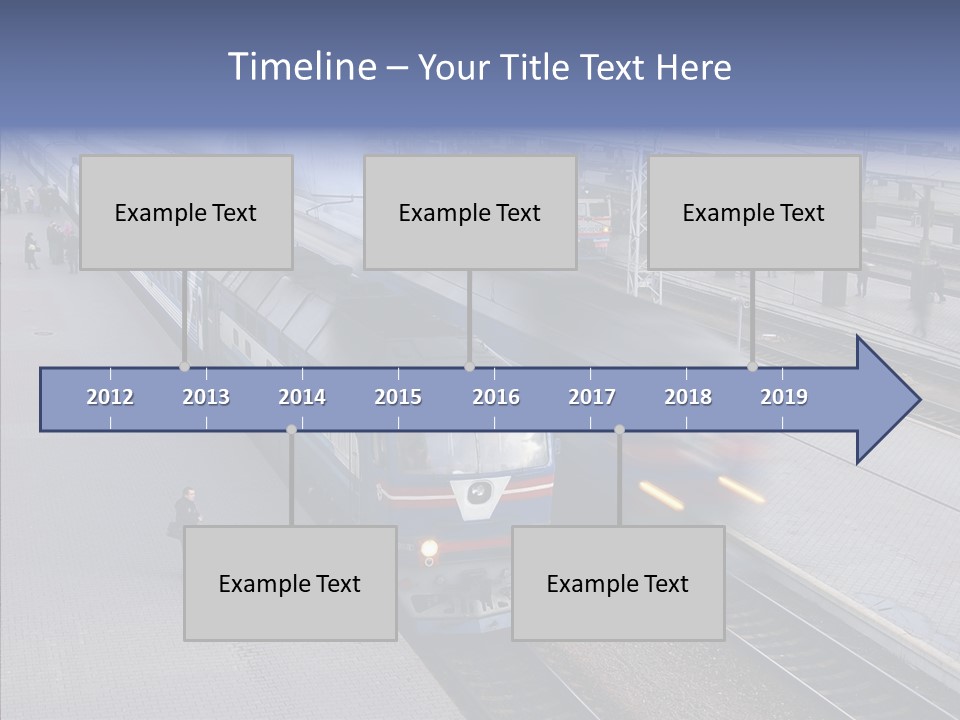 People Transport Traveler PowerPoint Template