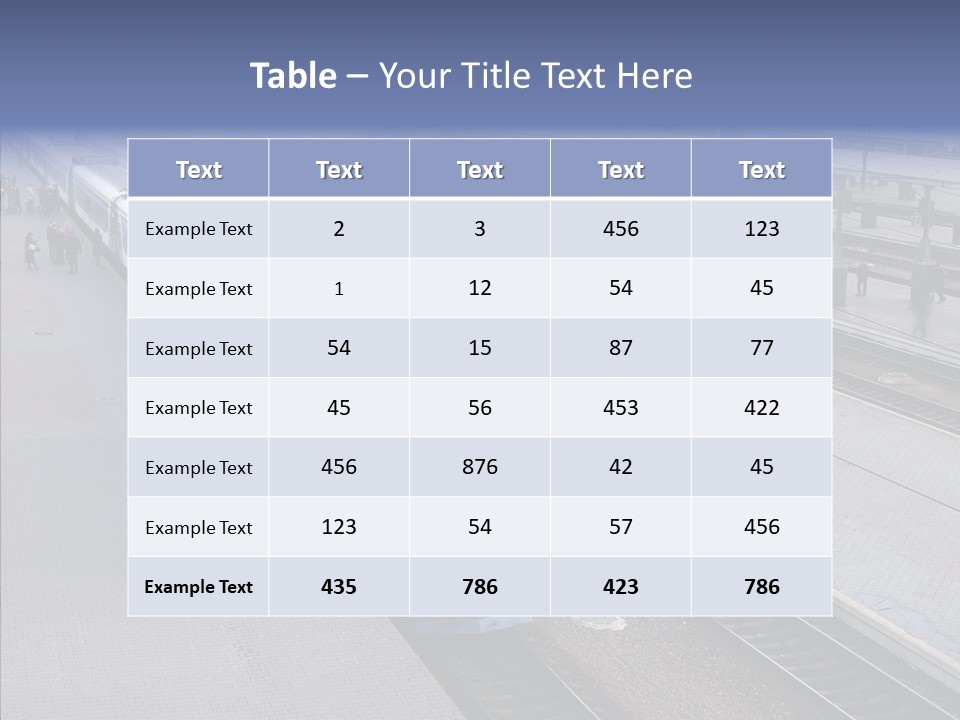 People Transport Traveler PowerPoint Template