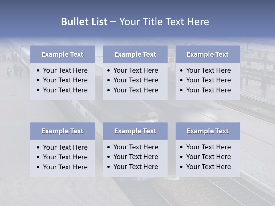 People Transport Traveler PowerPoint Template