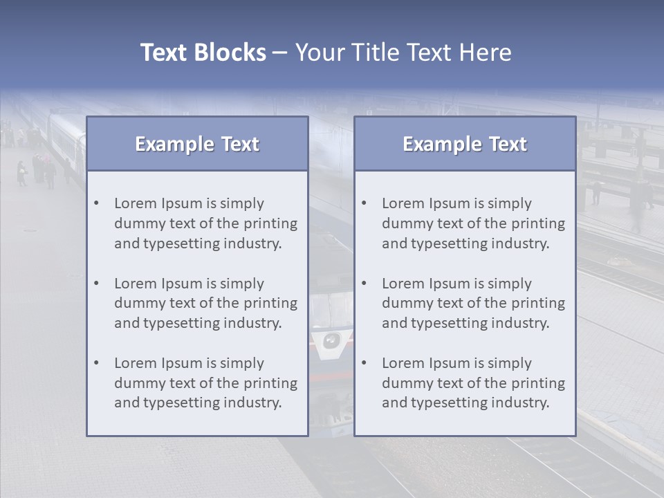 People Transport Traveler PowerPoint Template