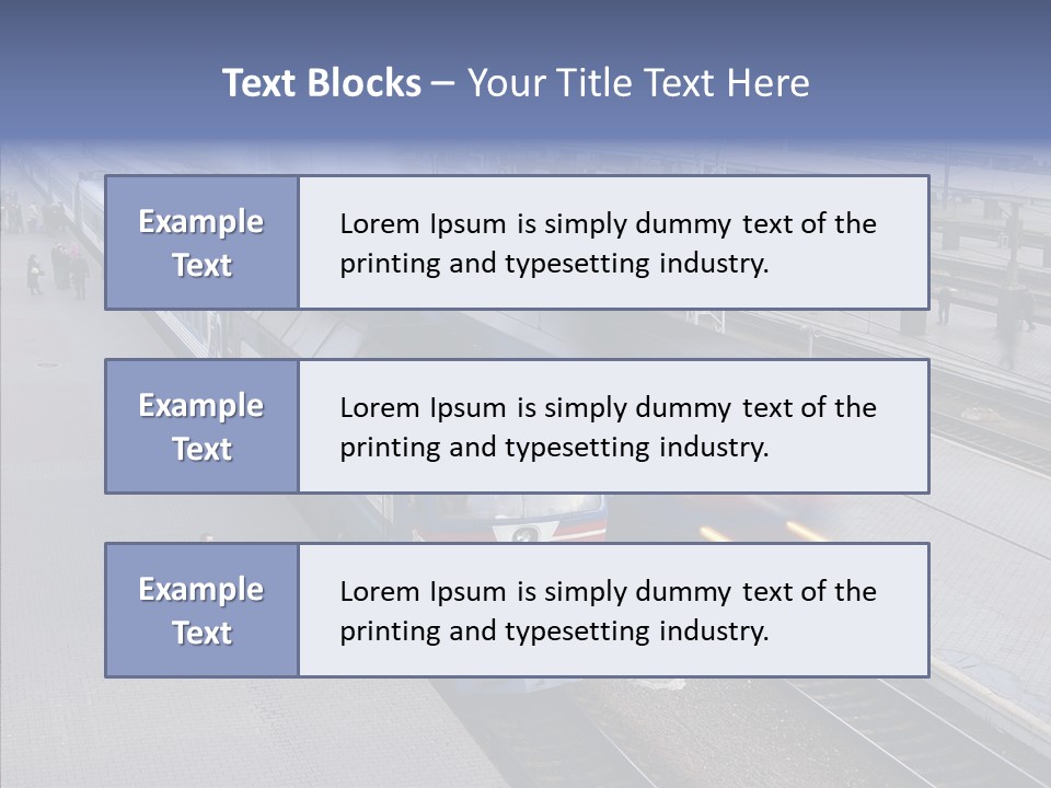 People Transport Traveler PowerPoint Template