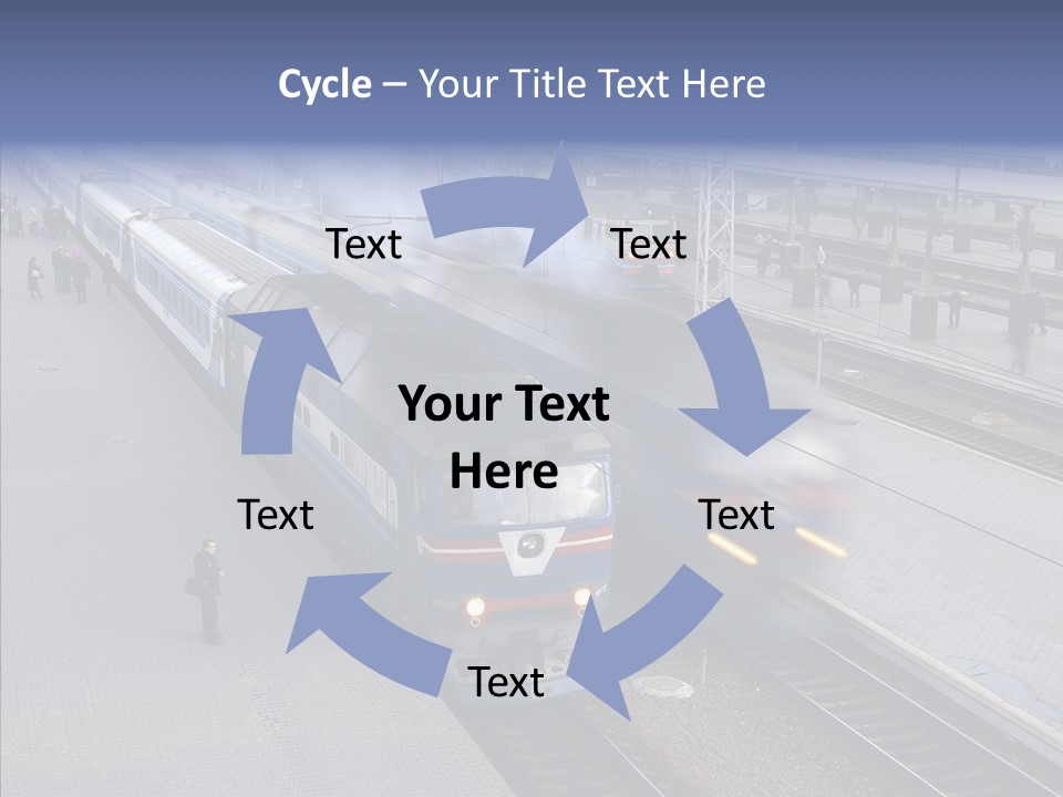 People Transport Traveler PowerPoint Template