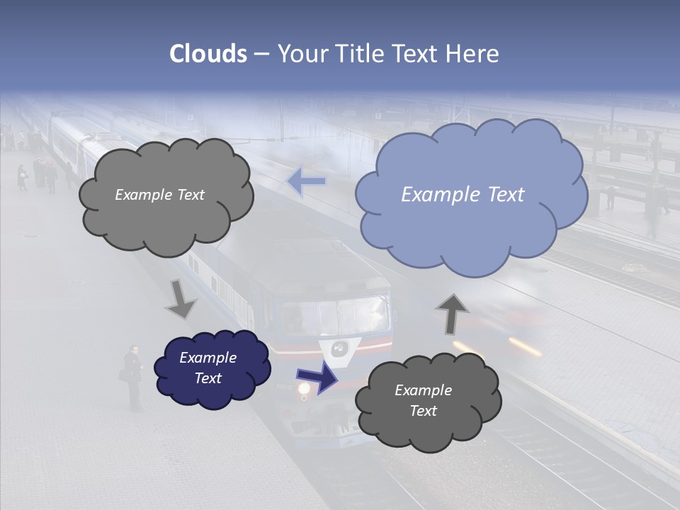 People Transport Traveler PowerPoint Template