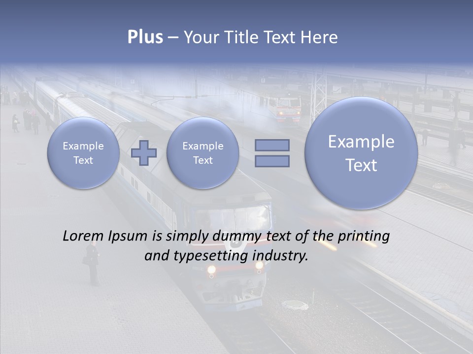 People Transport Traveler PowerPoint Template