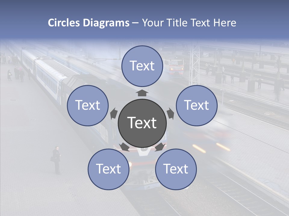 People Transport Traveler PowerPoint Template