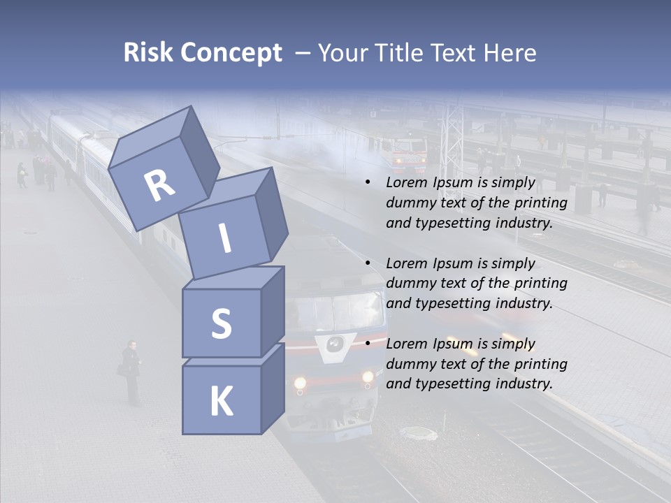 People Transport Traveler PowerPoint Template