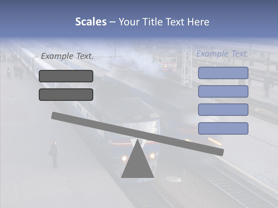 People Transport Traveler PowerPoint Template