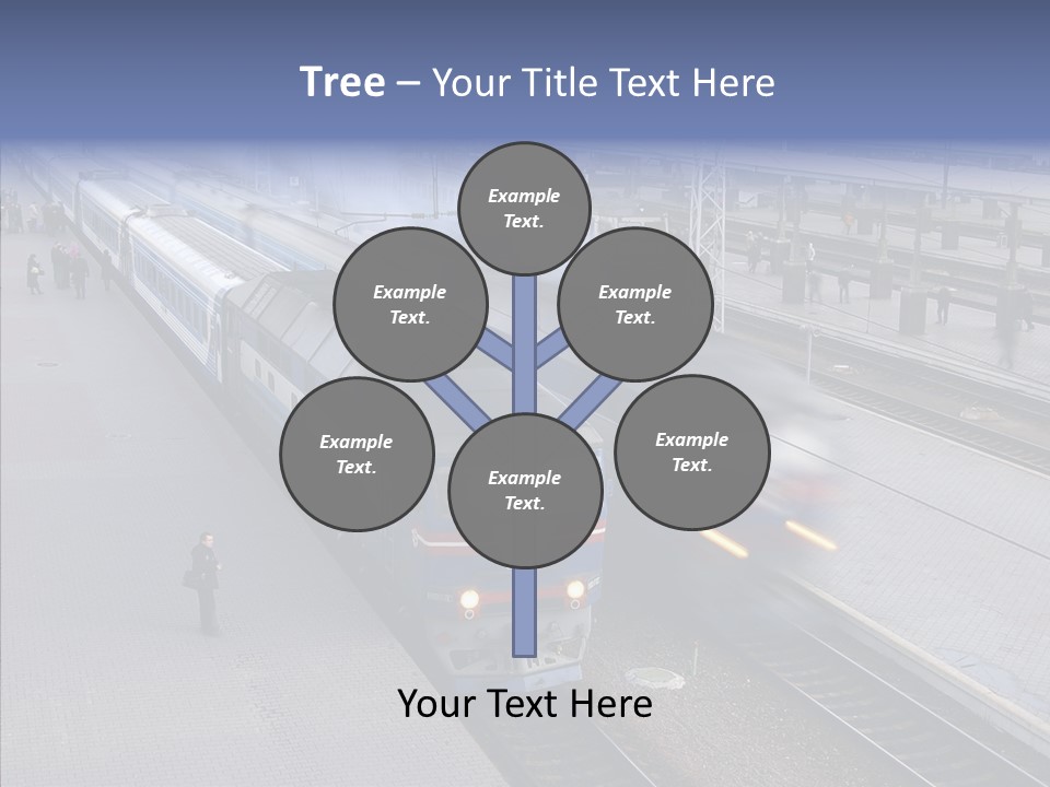 People Transport Traveler PowerPoint Template