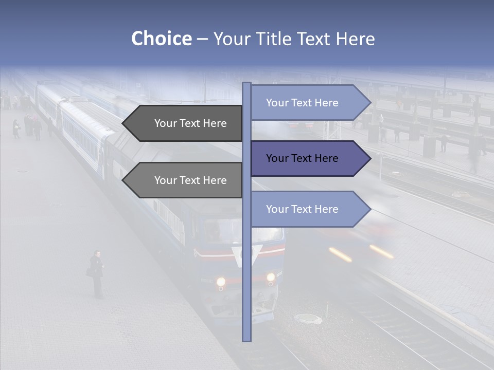 People Transport Traveler PowerPoint Template