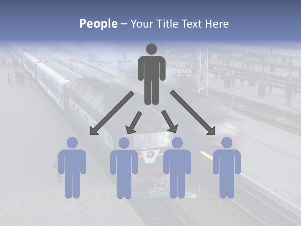 People Transport Traveler PowerPoint Template